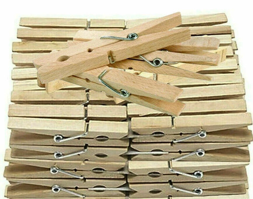 Wooden clothes pegs - 60,