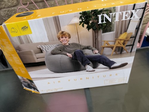 Intex beanless bag - intex, grey
