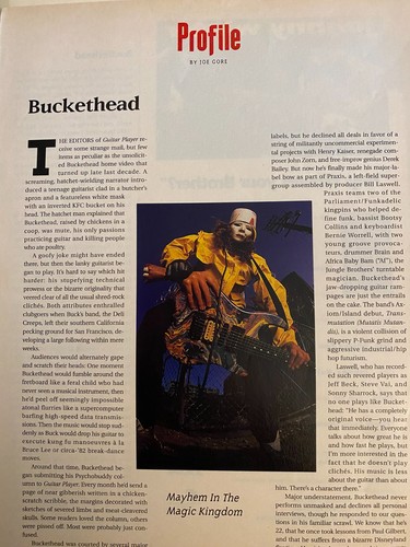 Buckethead full page vintage - page,