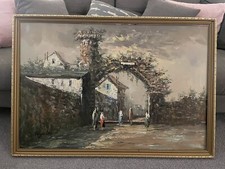 Large Framed Oil Or Acrylic