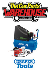 Draper Compressor 90126 DA25/19/K 230V Oil Free  Air Tool Kit Included