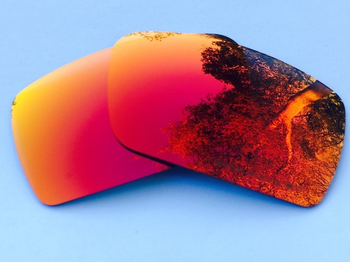 Etched polarized fire red - etched,