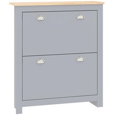 Homcom drawer shoe cabinet - 2,