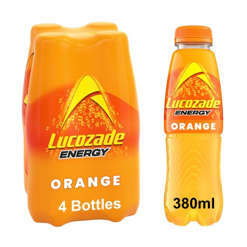 Lucozade energy orange - lucozade, 380ml