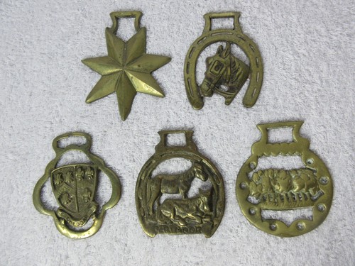 Set horse brasses 3d - of,