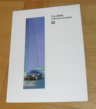 BMW 3 Series Coupe Brochure 1995-1996 -  E36 316i 318is 323i 328i Sport