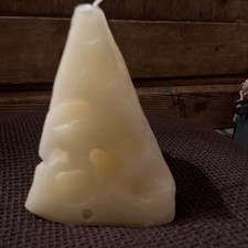 UNSCENTED INTRONA CHEESE CANDLE MADE ITALY VERY RARE UNBOXED