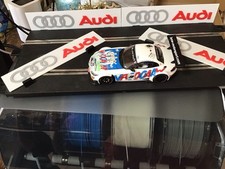 Scalextric Slot Cars Audi Barriers  Set of 4 Track Scenery.