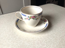 Vintage 1950 LORD NELSON WARE Bone China Tea Cup/Saucer Set T’SING  Design