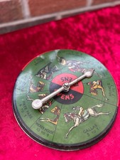 Antique horse racing gambling game - circa 1930.