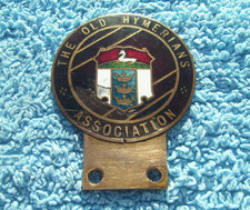 VINTAGE 1930s HYMERS SCHOOL/COLLEGE CAR BADGE ~HYMERIANS ASSOCIATION OB/EX~PUPIL