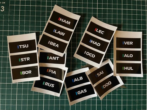 Name stickers - 20,