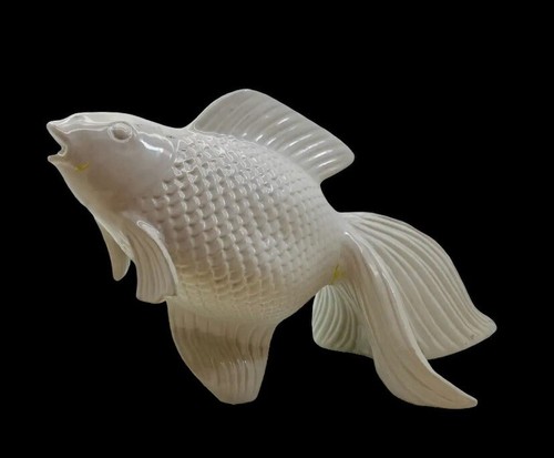 Large pottery glazed white - large,