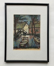 Gouache Houses on the