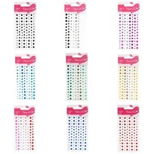 Papermania Adhesive Craft Stones Scrapbooking Jewellery Making 104 Pieces Choose