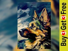 Majestic german shepherd dog - german,