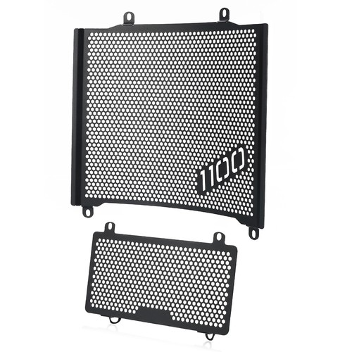 Motorcycle radiator guard