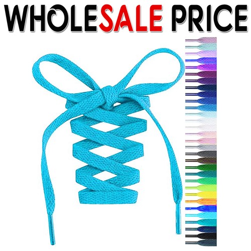 Flat shoe laces boots trainers - flat,
