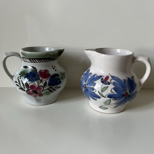 Buchan pottery floral - 2, jugs