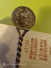 ANTIQUE DUTCH SILVER COIN SPOON 15.4g  AND BOX 