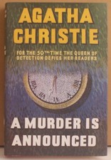 Agatha Christie. A Murder is Announced. Facsimile. Harper Collins. Crime Club.