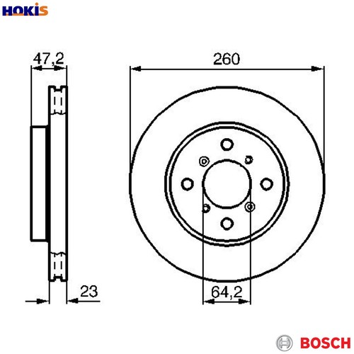 Brake disc 986 478 - brake,