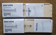 2 X IKEA BEKVAM WOODEN SPICE