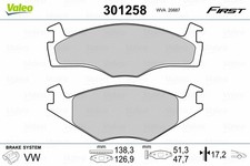 FRONT BRAKE PAD SET DISC BRAKE