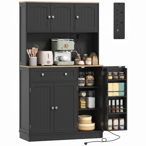 Homcom pantry storage cabinet - storage,