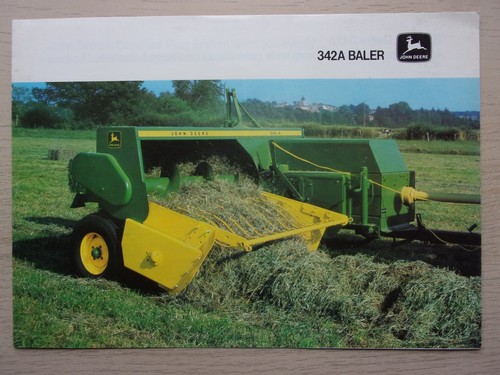 John deere 342a baler orig - john,