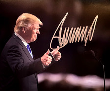 President DONALD TRUMP Signed