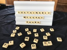 Notice Board with 100 Letters