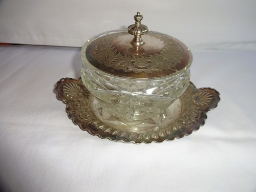 Antique ornate silver plated - ornate, &