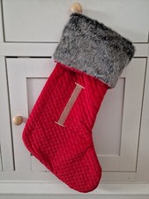 Matalan Red Christmas Stocking