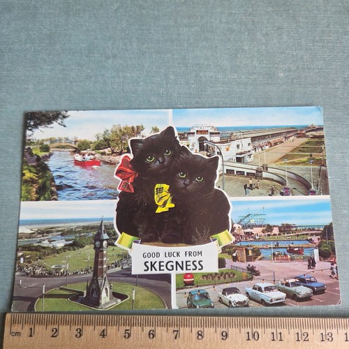Vintage postcard good - good, luck