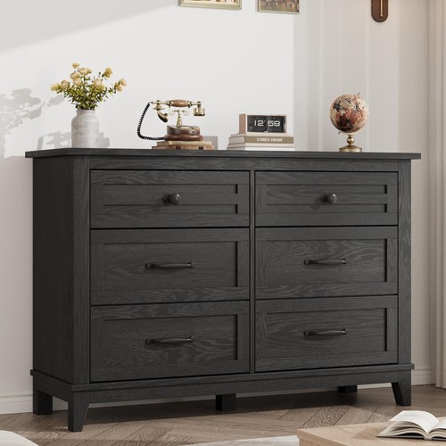 Wide chest of drawers - chest,
