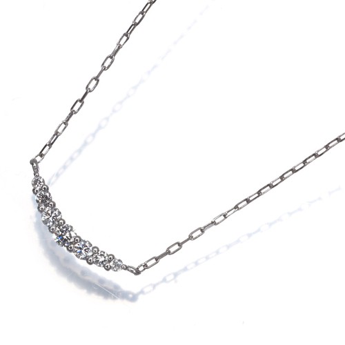 Necklace diamond 850 platinum - diamond,