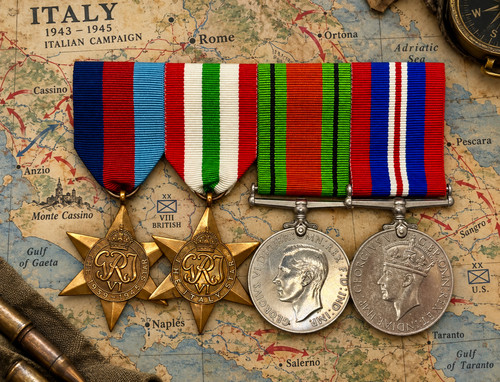 Ww2 four medal group defence - four,
