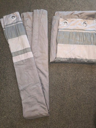 Coloroll grey detail - grey, curtains