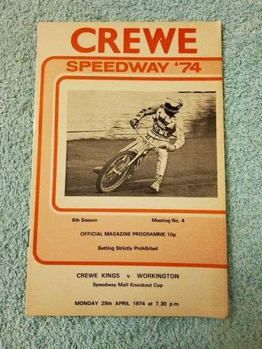 Crewe speedway 1974 - speedway,