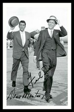 Dean Martin & Frank Sinatra Autograph Signed & Framed Photo