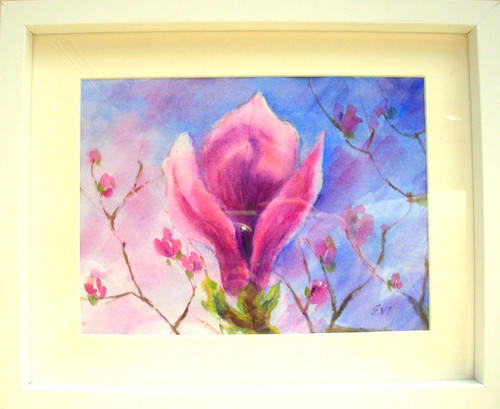 Magnolia framed original - framed,