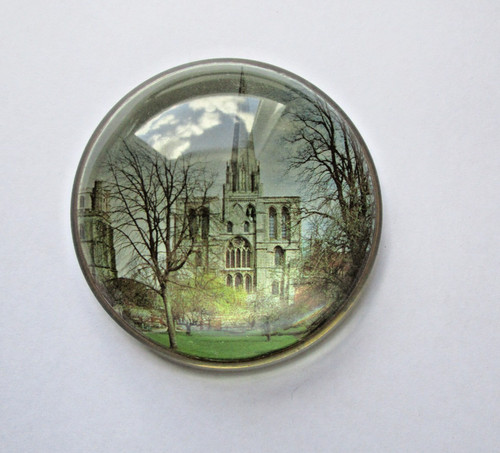 Hand made glass paperweight - made,
