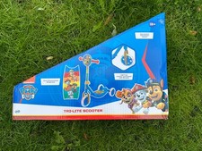 NEW Paw Patrol Deluxe Kids, Children's Push Tri Scooter 3 wheels light up LED