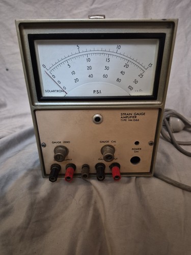 Solartron vm1566 strain - strain, gauge