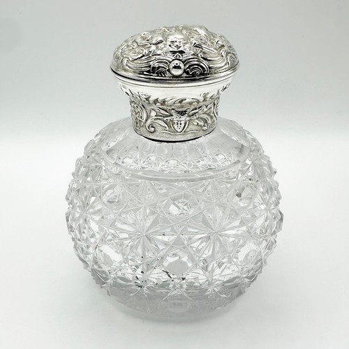 Victorian silver mounted cut - mounted,