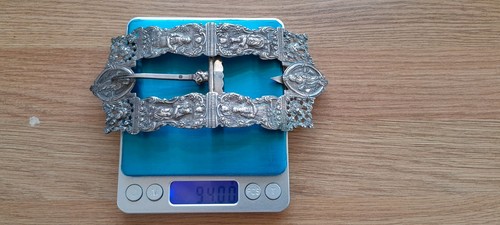 Solid silver belt - a,