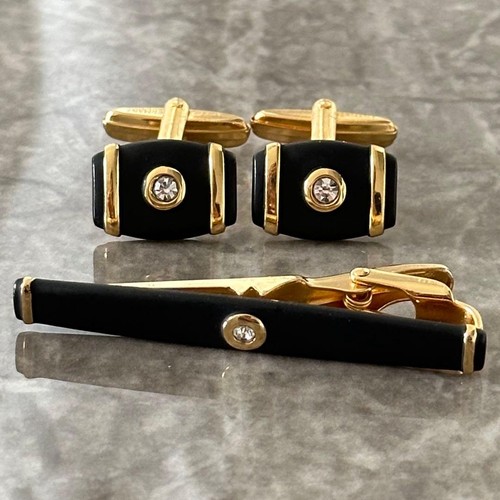 Christian dior cufflinks tie - christian,