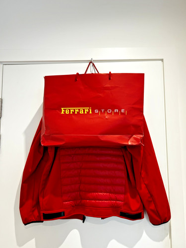 Large red ferrari - red, mens