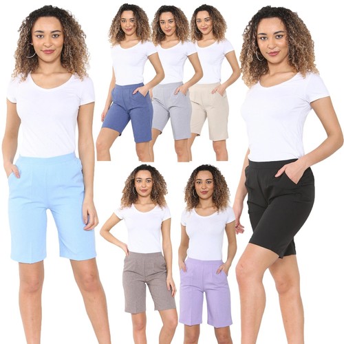 Ladies shorts womens half - womens,